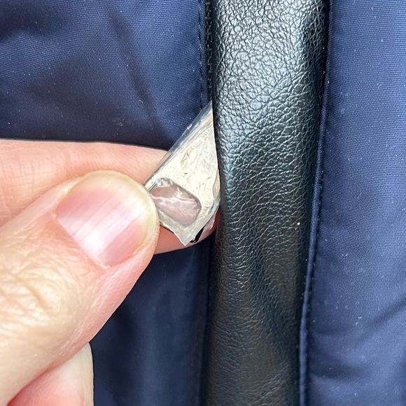 Oxygen Navy 3/4 length Parka, size XXL - Picture 6 of 13